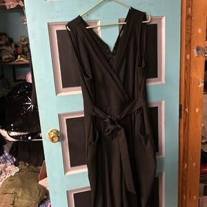 Torrid sleeveless black jumpsuit 22